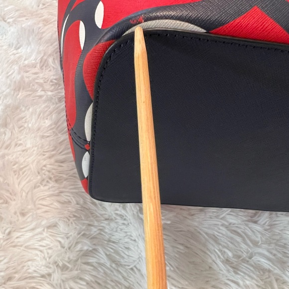 🎉HP🎉Michael Kors Jet Set Travel Deco Leather Shoulder Tote Handbag - Picture 10 of 15